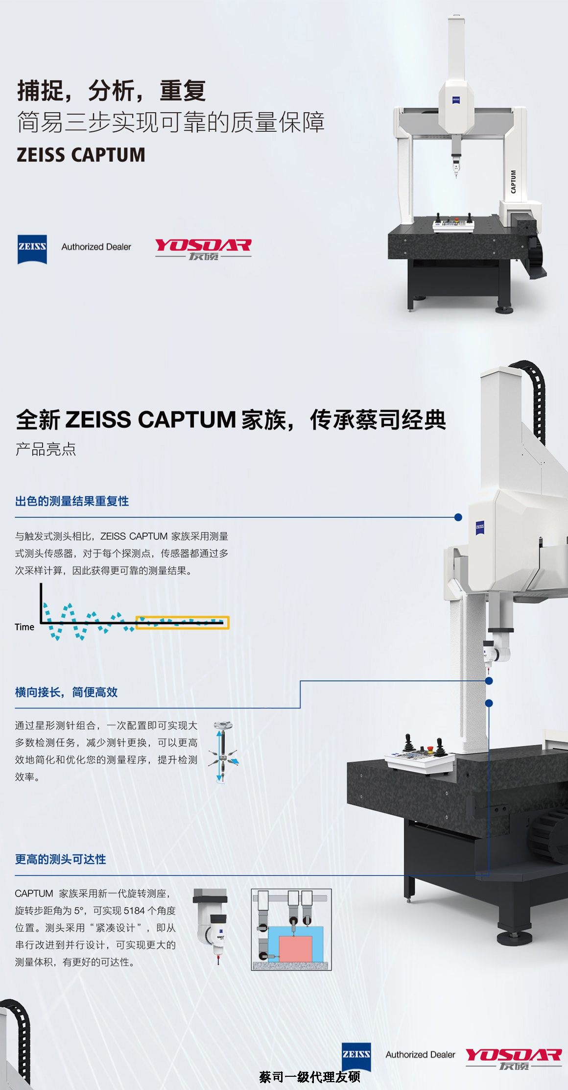 巴中蔡司三坐标CAPTUM